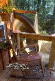 8ft Waterwheel on a river in NC Built by Sullivan Waterwheel 