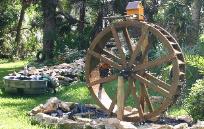 6 Foot WATERWHEEL Kit. Garden WaterWheel Kit By Sullivan WaterWheels