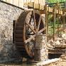 8 foot waterwheels in GAat Lotts Grit Mill built by Sullivans Waterwheels. See our many sizes water whhels and water wheel kits