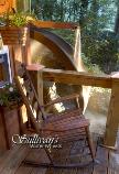8 foot water wheel on river in NC. 